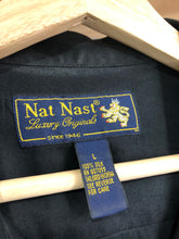 Load image into Gallery viewer, Vintage Nat Nast Silk Camp Button Shirt Size Large
