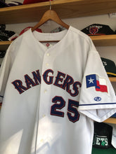 Load image into Gallery viewer, Vintage Rawlings Texas Rangers Rafael Palmeiro Authentic Jersey Size 48/XL
