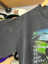 Load image into Gallery viewer, Vintage 1998 Stanley DeSantis Take Me to Your Dealer Alien Tee Large

