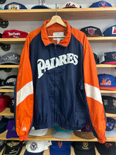 Load image into Gallery viewer, Vintage Majestic San Diego Padres Zip Up Jacket Size Large
