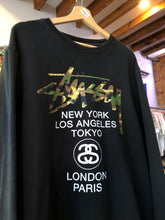 Load image into Gallery viewer, Stussy Camo Spellout Crewneck Size XL
