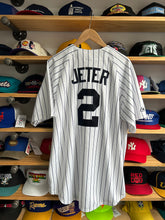 Load image into Gallery viewer, Vintage Majestic New York Yankees Pinstripe Derek Jeter Stitched Jersey XL
