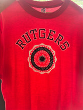 Load image into Gallery viewer, Vintage 80s Artex Rutgers University Tee Size XL
