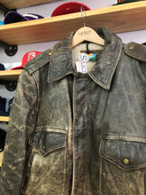 Load image into Gallery viewer, Vintage 70s/80s Garsel Faded Leather Bomber Jacket Size 40
