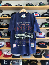 Load image into Gallery viewer, Vintage 1994 Yankees Long Gone 1977 World Champs Bronx Bomber Embroidered Tee Large
