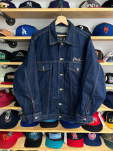 Load image into Gallery viewer, Vintage Phat Farm Denim Jacket Large

