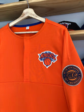 Load image into Gallery viewer, 2016 Adidas New York Knicks Warm Up Style Pullover Size Large
