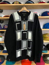 Load image into Gallery viewer, Deadstock Vintage F/X Fusion Geometric Knit Sweater Size Large
