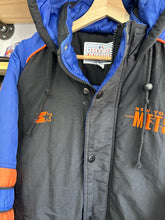 Load image into Gallery viewer, Vintage New York Mets Starter Hooded Full Zip Insulated Jacket Small / Medium
