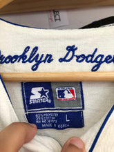 Load image into Gallery viewer, Vintage Starter Brooklyn Dodgers Cooperstown Collection Cotton Style Jersey Size Large
