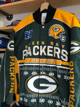 Load image into Gallery viewer, 2010s G-III NFL Green Bay Packers Football Field Bomber Jacket Size Large
