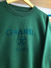 Load image into Gallery viewer, Vintage C.C. Paris Logo Boot Crewneck Size Medium
