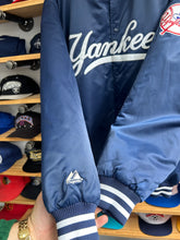 Load image into Gallery viewer, Vintage Majestic New York Yankees Script Dugout Jacket 2XL
