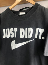 Load image into Gallery viewer, Vintage Just Did It Nike Parody Faded Tee Size Large
