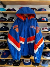 Load image into Gallery viewer, Vintage 90s Starter New Knicks Puffer Jacket Size XL
