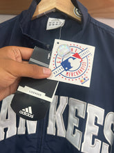 Load image into Gallery viewer, Vintage 90s Adidas Yankees Zip Up Windbreaker Size Medium

