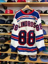 Load image into Gallery viewer, Vintage CCM New York Rangers Eric Lindros Stitched Jersey Large

