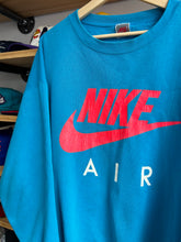 Load image into Gallery viewer, Vintage Nike Air Made in USA Teal  Crewneck Sz L / XL
