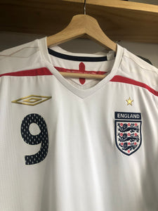 2007-2009 Umbro England Wayne Rooney Soccer Jersey Size XL