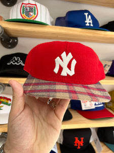 Vintage Yankees Wool Plaid Custom Snapback