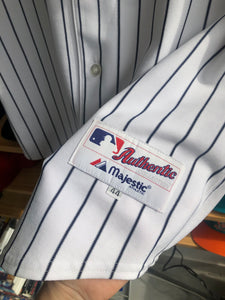 2009 Majestic New York Yankees Mark Teixeira Authentic Jersey Size 44/Large