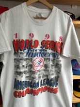 Load image into Gallery viewer, Vintage 1998 New York Yankees AL Champs Tee Large
