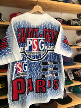 Load image into Gallery viewer, Vintage Nutmeg Paris Saint Germain Soccer PSG AOP Tee Size Large
