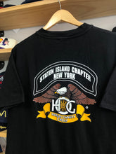 Load image into Gallery viewer, Vintage HOG Staten Island Chapter Biker Tee Size Large
