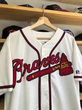 Load image into Gallery viewer, Vintage Russell Athletic Atlanta Braves Chipper Jones Jersey Size Large
