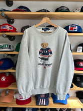 Load image into Gallery viewer, Vintage Ralph Lauren Polo Sport Hockey Bear Crewneck Medium / Large

