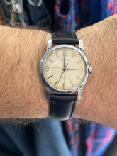 Load image into Gallery viewer, Vintage 1960s LeGant Automatic Linen Crosshair Dial Watch

