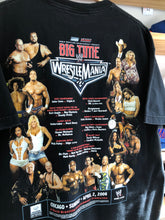 Load image into Gallery viewer, Vintage 2006 WWE WrestleMania 22 Promo Schedule Tee Size XL
