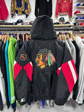 Load image into Gallery viewer, Vintage Starter Chicago Blackhawks pullover Jacket Medium

