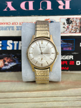 Load image into Gallery viewer, Vintage 1960s Benrus Gold Played Hand Wind Sub Dial Watch
