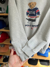 Load image into Gallery viewer, Vintage Ralph Lauren Polo Sport Hockey Bear Crewneck Medium / Large
