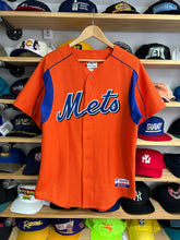 Load image into Gallery viewer, Vintage New York Mets Majestic Orange Spring Training Jersey Medium
