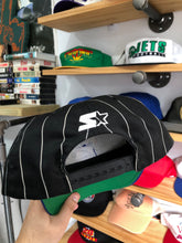 Load image into Gallery viewer, Vintage Starter New York Knicks Pinstripe Logo Snapback
