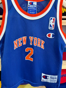 Vintage Champion New York Knicks Larry Johnson Toddler Jersey 3T