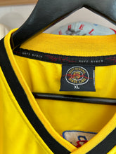 Load image into Gallery viewer, Vintage Ruff Ryders Dirty Denim Black / Yellow Jersey XL
