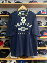 Load image into Gallery viewer, Vintage 90s Lee Yankees Embroidered Patch Tee Size Large

