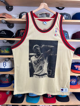 Load image into Gallery viewer, Vintage 1998 Champion Allen Iverson Gold Portrait Custom Jersey 52 XXL
