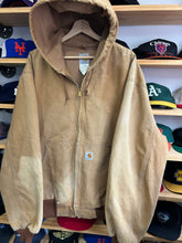 Load image into Gallery viewer, Vintage Carhartt Made in USA Tan Active Jacket Faded 2XL
