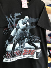 Load image into Gallery viewer, Deadstock Vintage WWF Stone Cold Steve Austin Talk Box Wrestling Tee Size Medium
