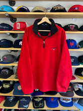 Load image into Gallery viewer, Vintage Ralph Lauren Polo Sport Red Half Zip Fleece 2XL

