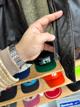 Load image into Gallery viewer, Vintage Leather Fur Collar G-1 Bomber Jacket 44 Large
