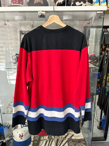 Vintage 90s Ralph Lauren Polo USA Flag Hockey Jersey L / XL