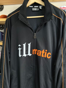 Vintage Y2K illmatic Nas Polyester Zip Up Jacket 2XL
