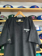 Load image into Gallery viewer, Vintage Majestic New York Yankees Velour Pullover Jersey 2XL
