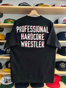 Vintage 1999 WWF The Rock Professional Hardcore Wrestling Tee Size Large