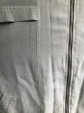 Load image into Gallery viewer, Vintage Genelli 100% Silk Zip Up Track Jacket Size XL
